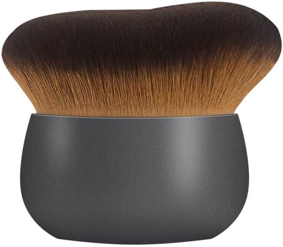 Shuoteng Oval Face Back Makeup Brush, 1Pc Self Tanner Brush Extra Large Body Makeup Brush, Extra Large Self Tanner Kabuki Makeup Brush, Pink