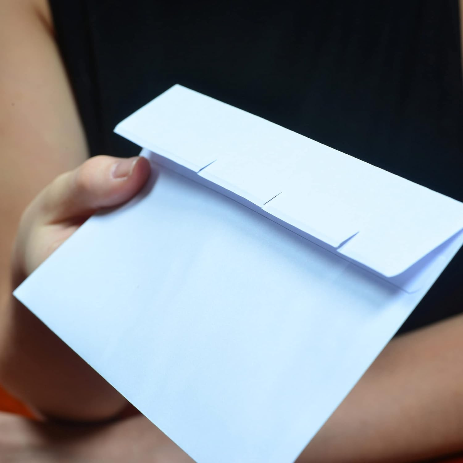 Quality Park #8 5/8 Double-Window Security Envelopes, Self-Sealing, Tamper Evident, for Checks, Payroll, 24 Lb White Wove, 3-5/8 X 8-5/8 Inches, 500/Box (QUA67539) image number 5