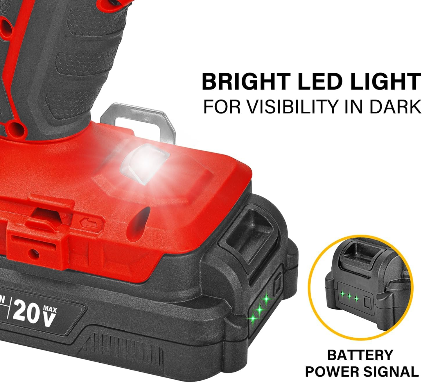 TOPEX 20V 4 IN1 Power Tool Combo Kit, Cordless Drill, Electric Sander, Reciprocating Saw, Oscillating Tool image number 2