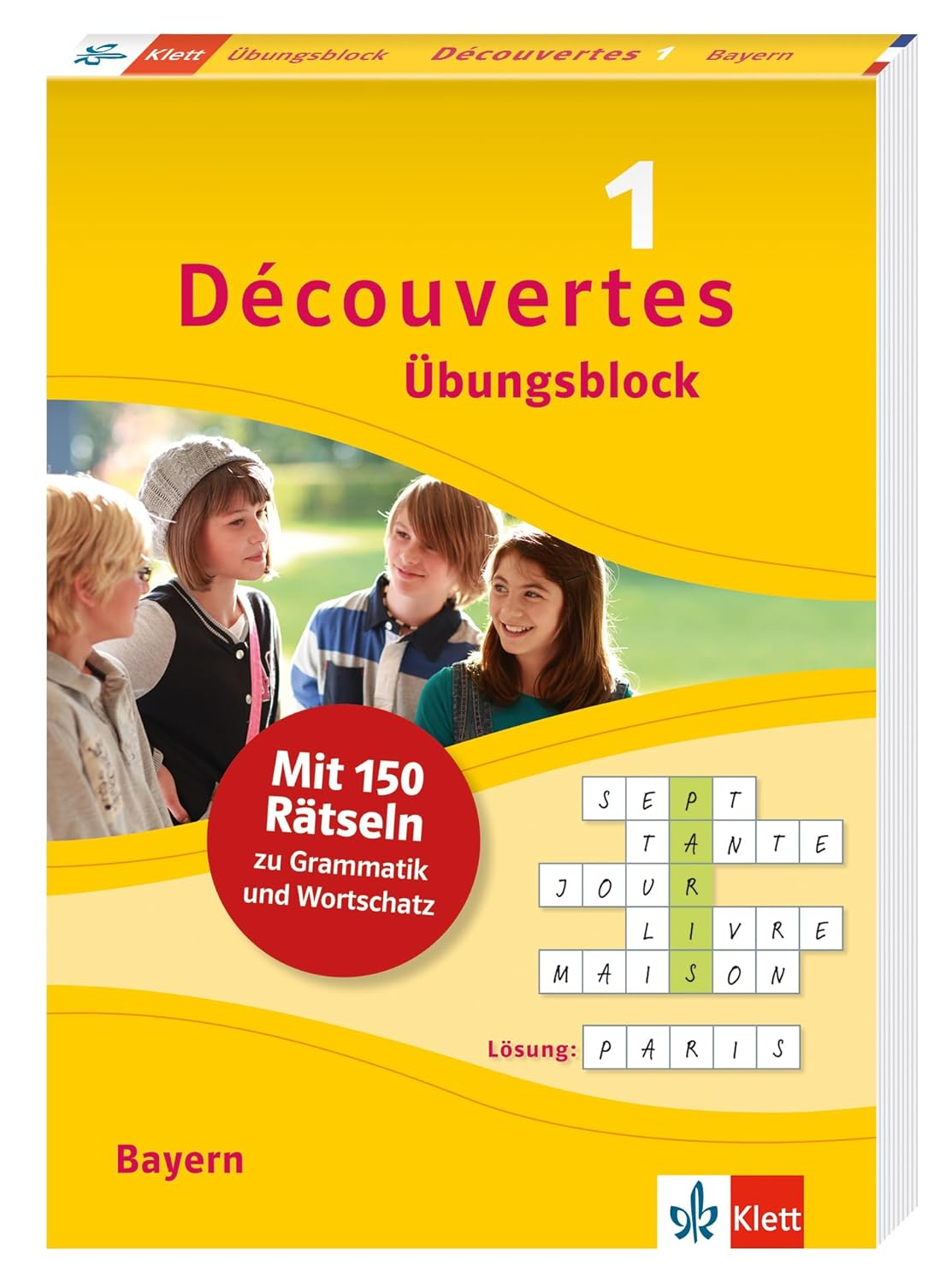 D&eacute;couvertes 1 Bayern (Ab 2017) - &Uuml;bungsblock Zum Schulbuch: 150 R&auml;tsel Zu Grammatik Und Wortschatz image number 1