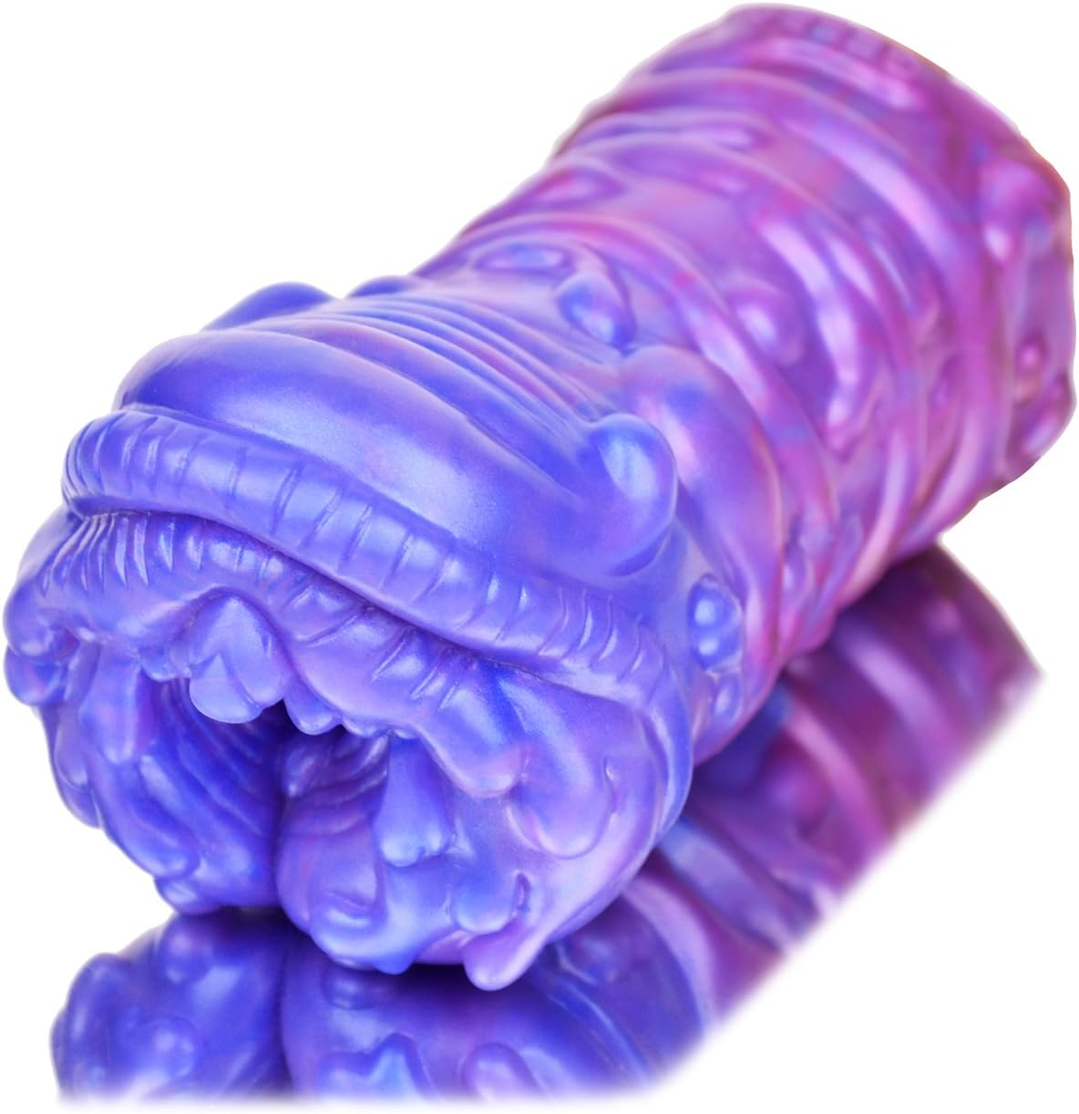 GEEBA Unidentifed Beast Beauty Fantasy Masturbator,Silicone Made Adult Sex Toys,Textured and Ribbed Tunnel Stroker for Masturbation Pleasure