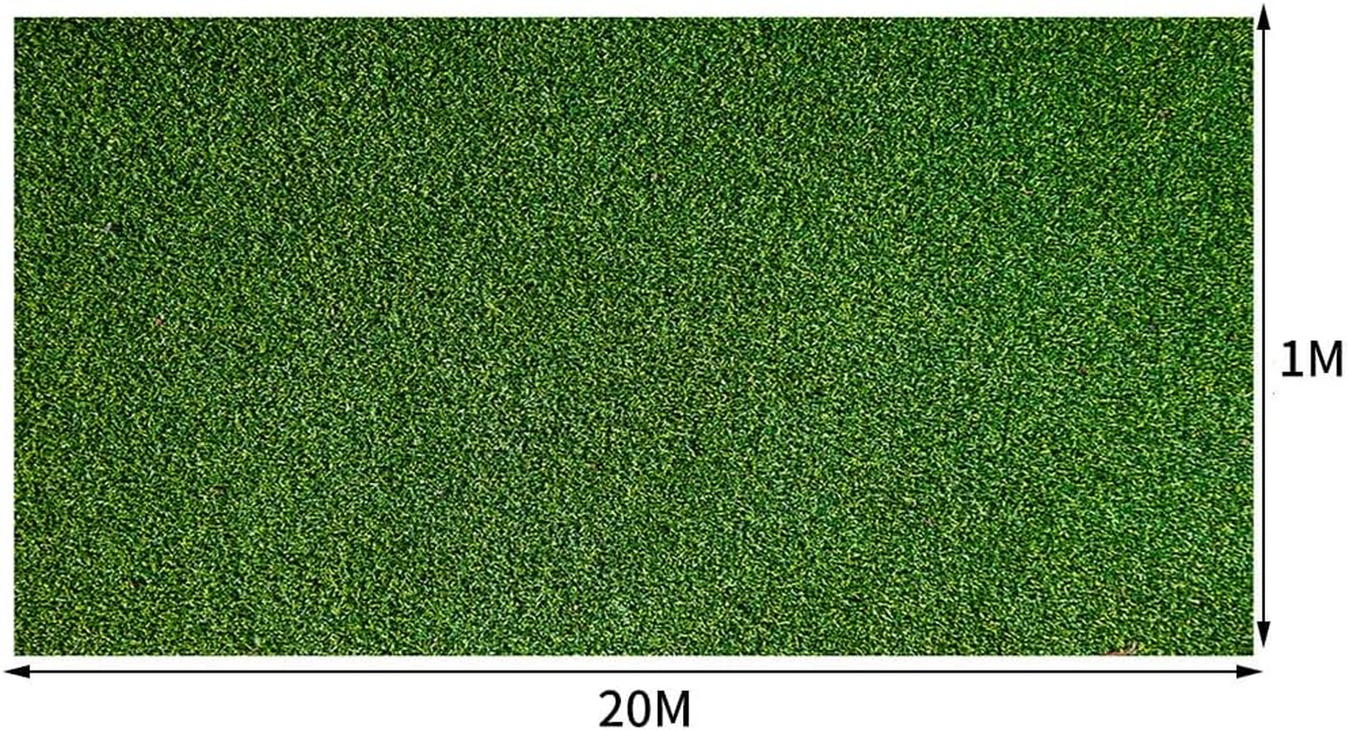 Marlow 1M X 20M Artificial Grass Synthetic Turf Fake Plastic Plant 20SQM, 40MM Thickness Cuttable Synthetic Grass Rug, DIY Pads Door Mat Rug for Garden Patio Lawn Backyard Outdoor(Black Backing) image number 1