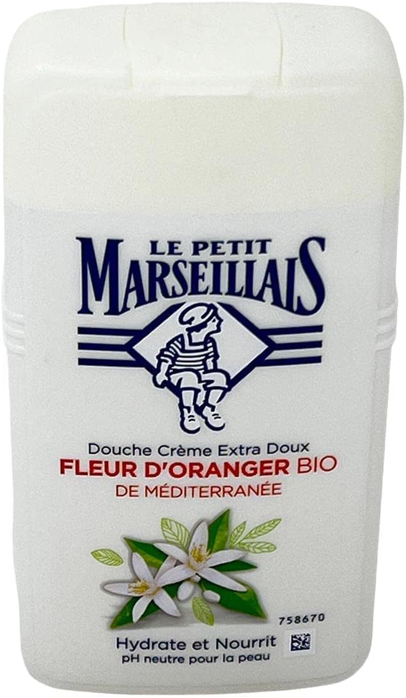 Le Petit Marseillais 1 Bottle of Body Wash Your Choice, French Shower Cream 6 Varieties 250Ml (8.4Oz) (Fleur D'Oranger (Orange Blossom)) image number 3
