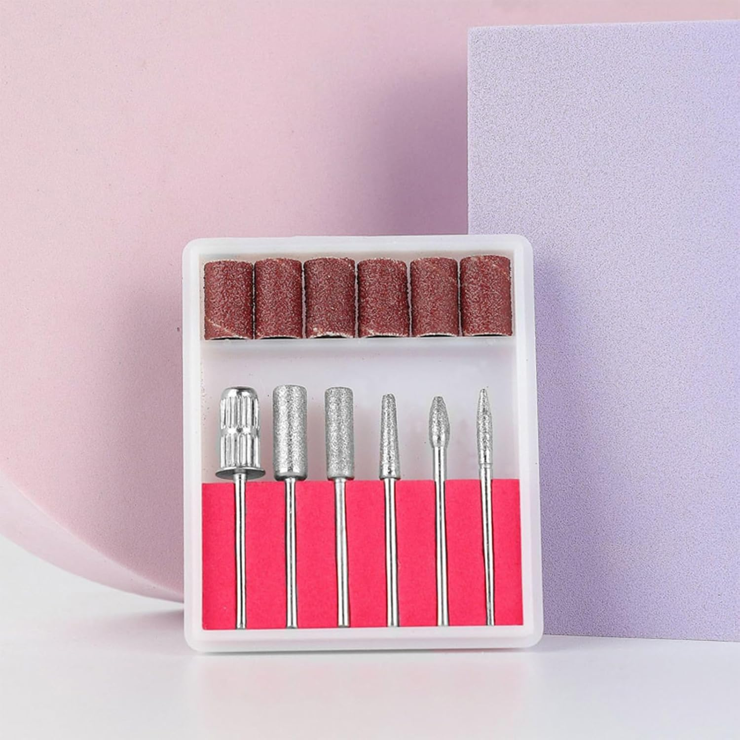 EUDUQ Pack of 17 Bits for Nail Cutter, Tungsten Carbide Nail Drill, Professional Nail Drill Bit, Cutter Attachment for Gel Acrylic Cuticle, Nail Cutter Attachments for Manicure Pedicure image number 4