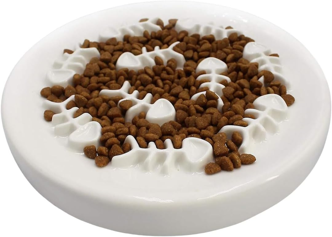 MINZHI Slow Feeder Small Dogs Non-Slip, anti Sling Cat Bowl, Slow Feeder Cat Non-Slip, Reduces Excessive Eating of Pets, Easy to Clean, Suitable for Cats and Dogs image number 1