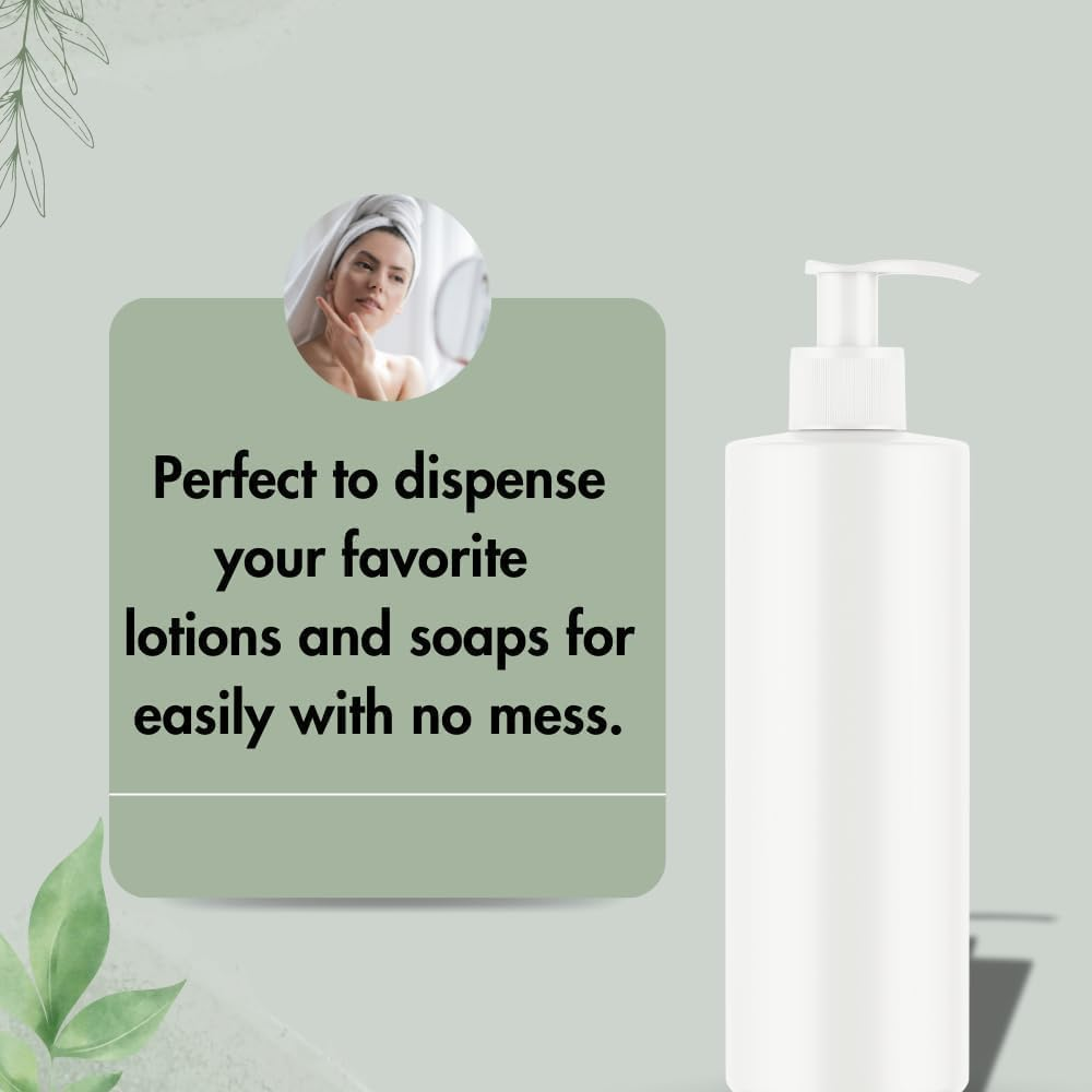 4 Pack Universal Shampoo/Conditioner Dispenser Pump for Bottles, Leak Proof, Fits 1 L/33.8 Oz Bottles, 28/410 Neck Size,Replacement Bottle Pump Top for Soft Hair Product,Body Wash,Lotion image number 6