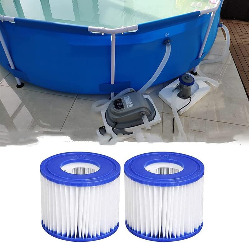 AIMALL 6PCS Swimming Pool Filter Cartridges for Bestway Lay Z Spa VI 58323, Replacement Filter for Miami, Vegas, Palm Springs, Monaco, 4.09" X 2.17" X 3.15" image number 2