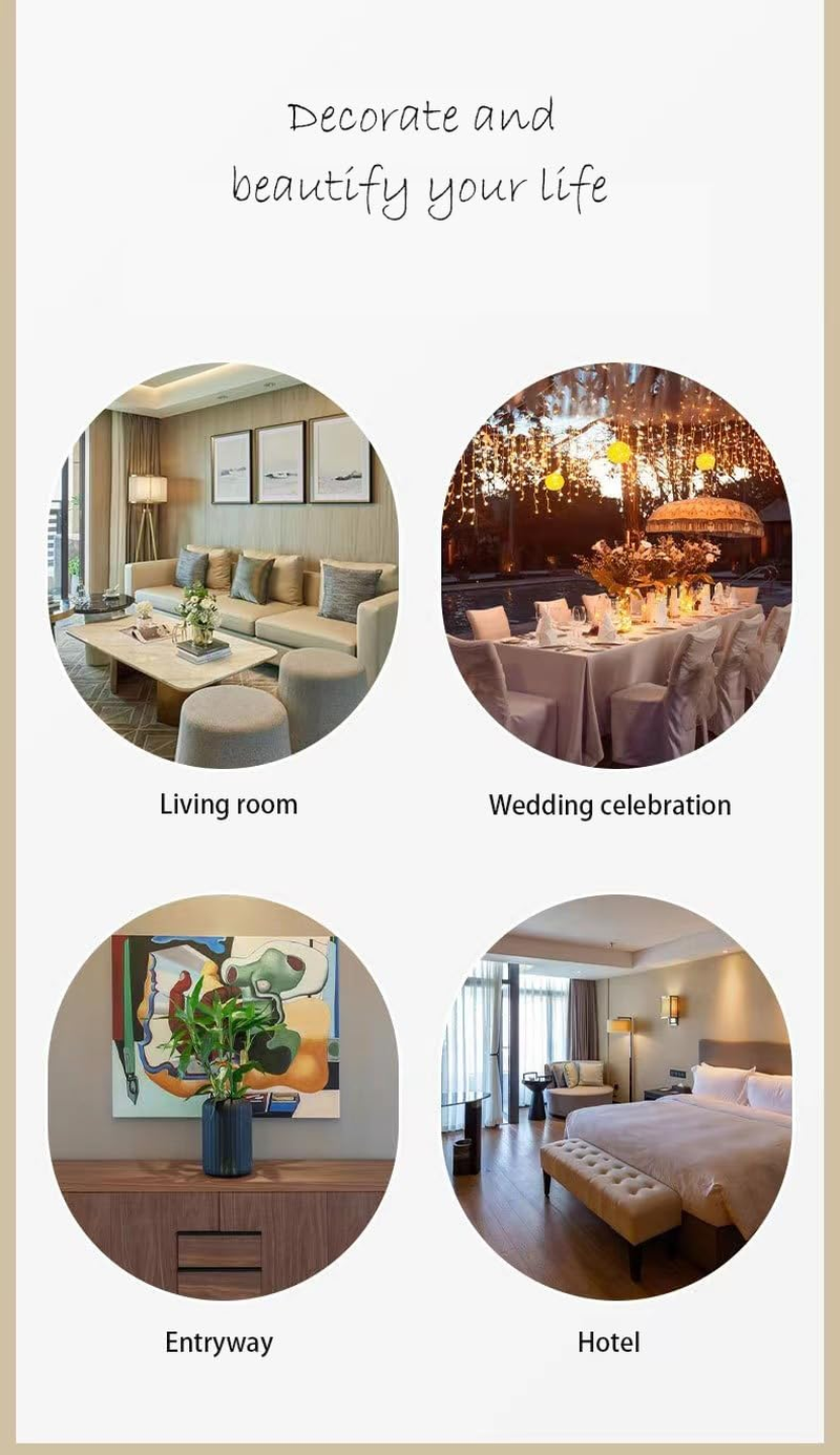 Black Candle Holders Set of 6 - Tall Taper Candlesticks for 3/4 Inch Pillar Candles - Modern Metal Candle Stands - Elegant Dining Table Centerpieces for Wedding, Party, Home Decor image number 5