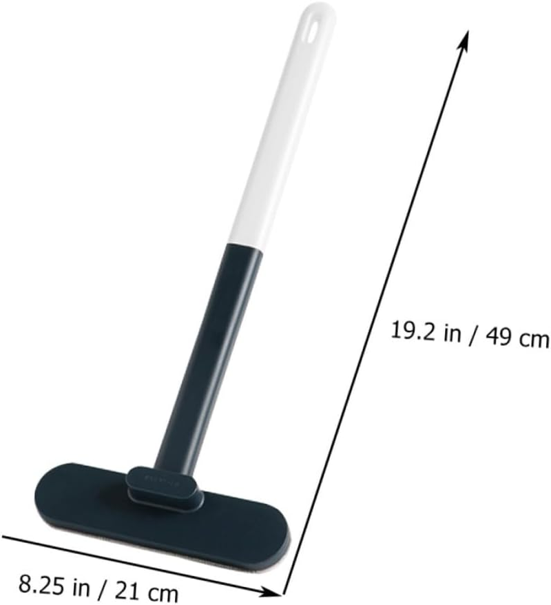 GANAZONO Window Screen Cleaning Brush Mesh Screen Cleaner Wide Scrubber Head Fine Plush Bristles Wet and Dry Dual-Use Cleaning Tool Sofa Surfaces White Blue