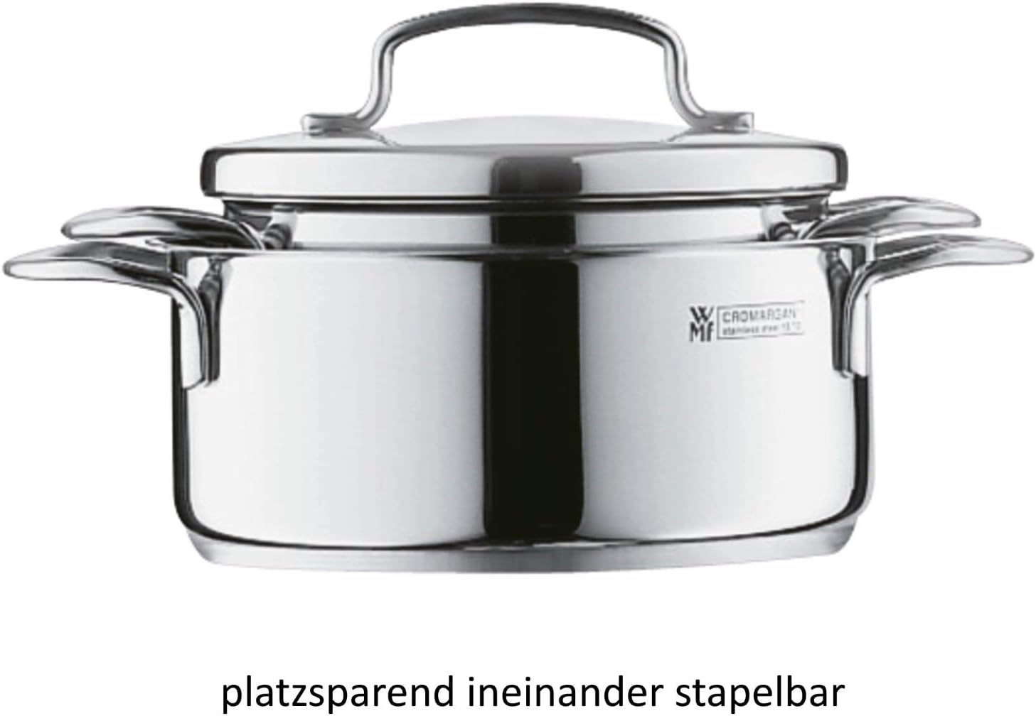 WMF 12 Cm Mini Low Casserole with Lid, 12Cm, Stainlesssteel image number 2