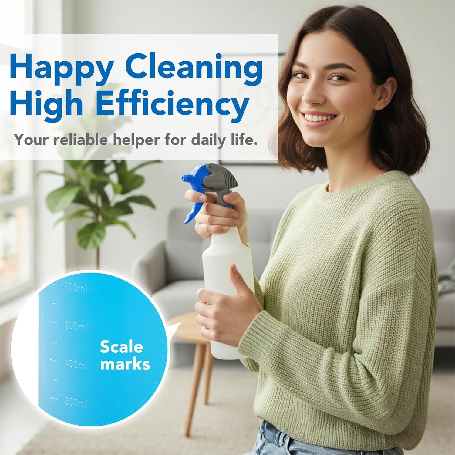 Drdirt Spray Bottles 650Ml/22Oz 4 Color Pack High Flow 3Cc Acid and Alkali Resistant Alcohol Compatible Professional Heavy Duty for Cleaning Plants Watering image number 1