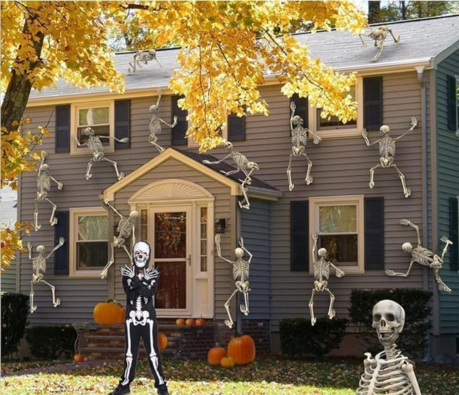 Kids Skeleton Costume Glow in the Dark Skeletons Halloween Skeleton Costumes for Boys and Girls image number 4