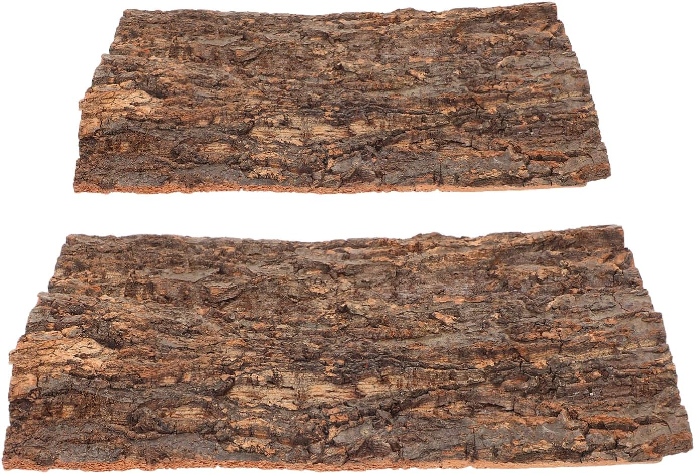 HEALEEP Cork Bark for Reptiles, 2Pcs Turtle Climb Platform 11.7X7.8In Reptile Bask Platform Reptiles Climbing Bark Reptile Tree for Decor image number 4