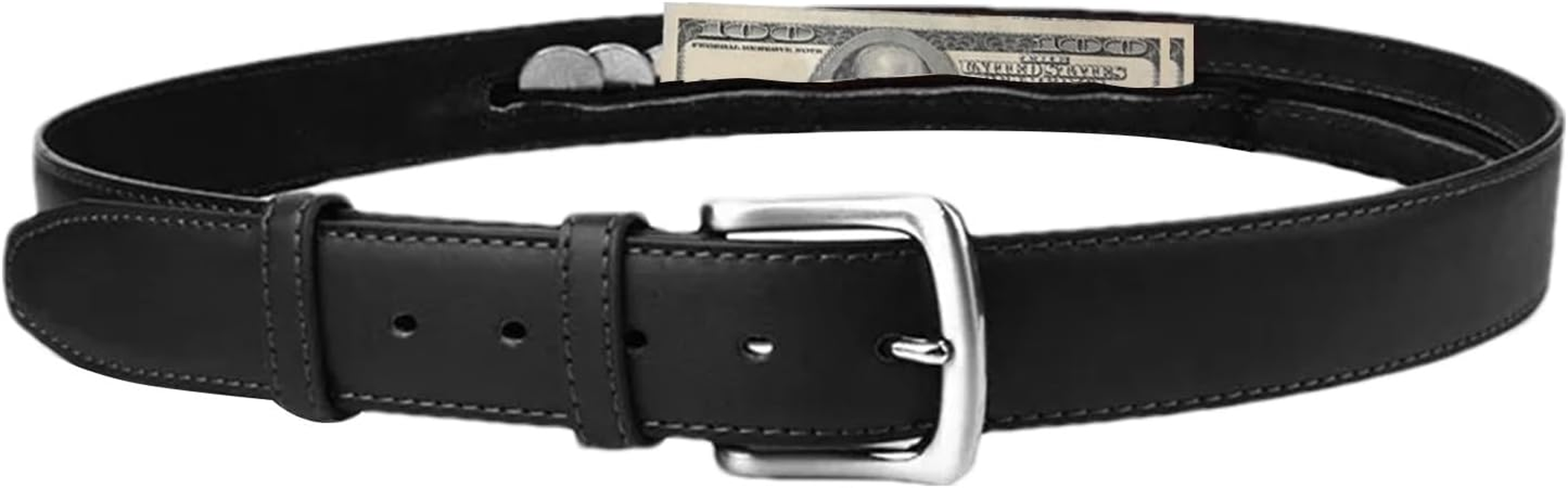 Money Belt - Travel Waist Belt, Hidden Travel Wallet | Belt Wallet for Travel, Hidden Valuables Belt, Secure Zip Bag, Anti-Theft Bag, Passport Holder for Yourself, Brown, Siehe Beschreibung, See