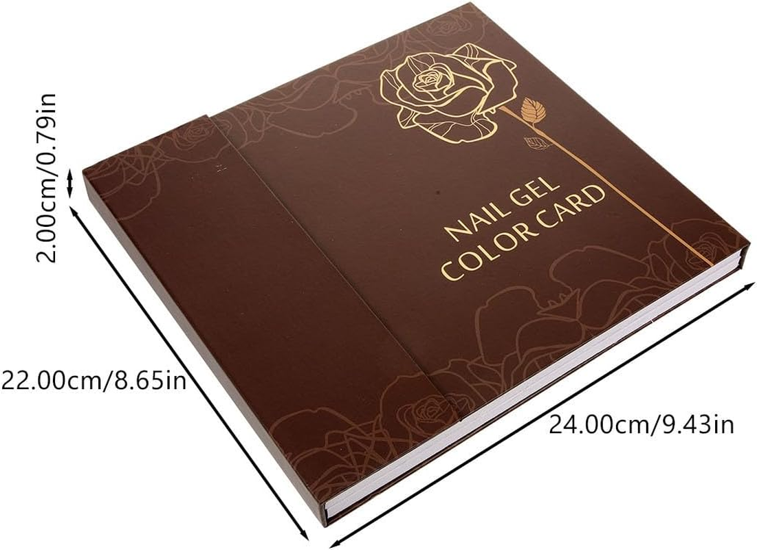 FOMIYES Color Card Display Book - 120 Room Nail Polish Color Show Cards Ideal for Nail Art Students and Diy Enthusiasts image number 3