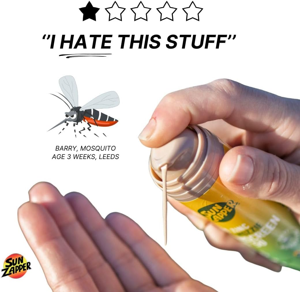 Sun Zapper Pure Zinc anti Mozzie Sunscreen SPF 50 &ndash; 100G image number 5