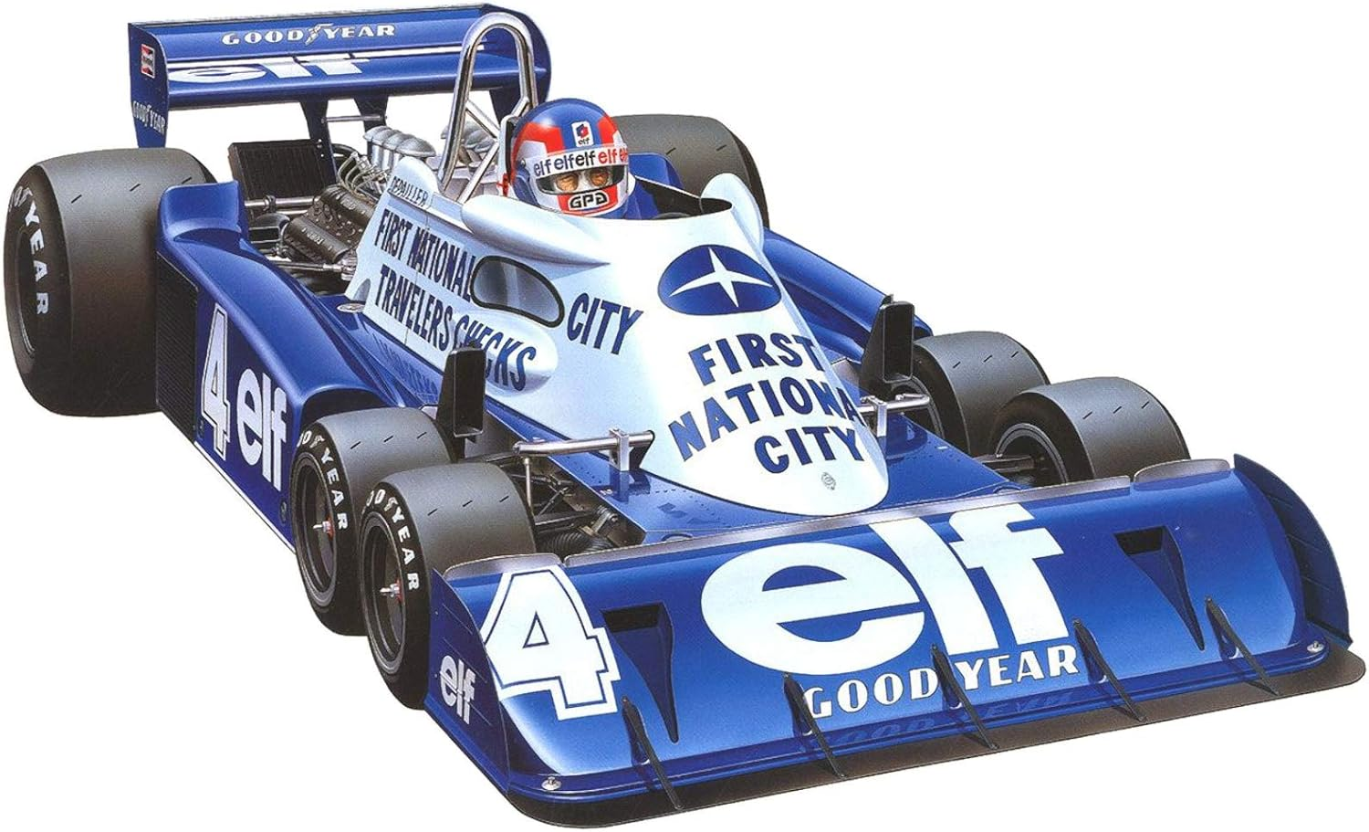 Tamiya 1:20 Scale Grand Prix Collection Tyrrell P34 1977 Monaco GP Model Kit