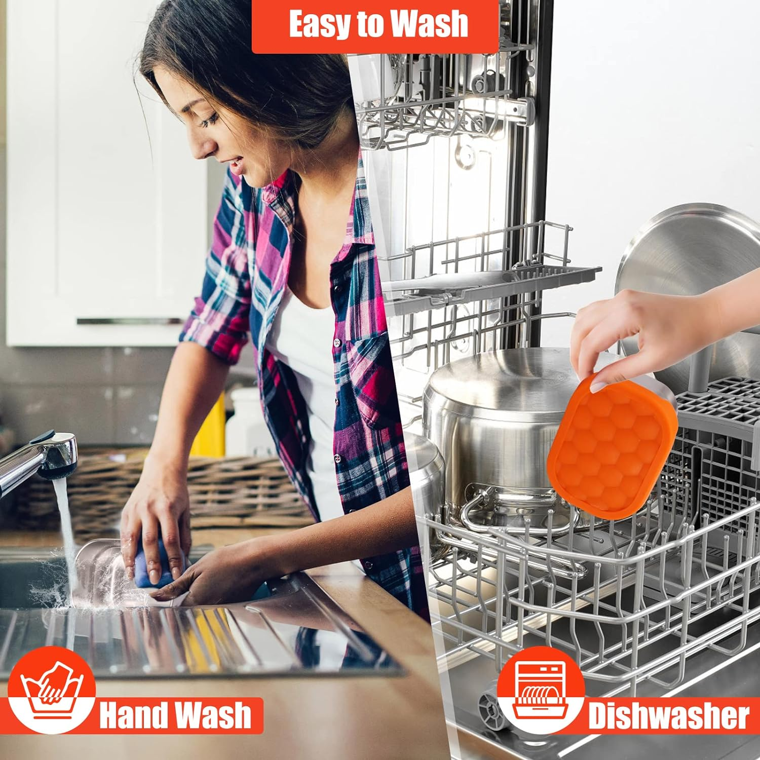 3Pcs 8Oz Stainless Steel Snack Containers for Kids Stackable Rectangle Food Storage Container with Silicone Lids Portable Snack Boxes for School Office Travel Camping (3 Pcs) - 3 Pcs Set image number 7