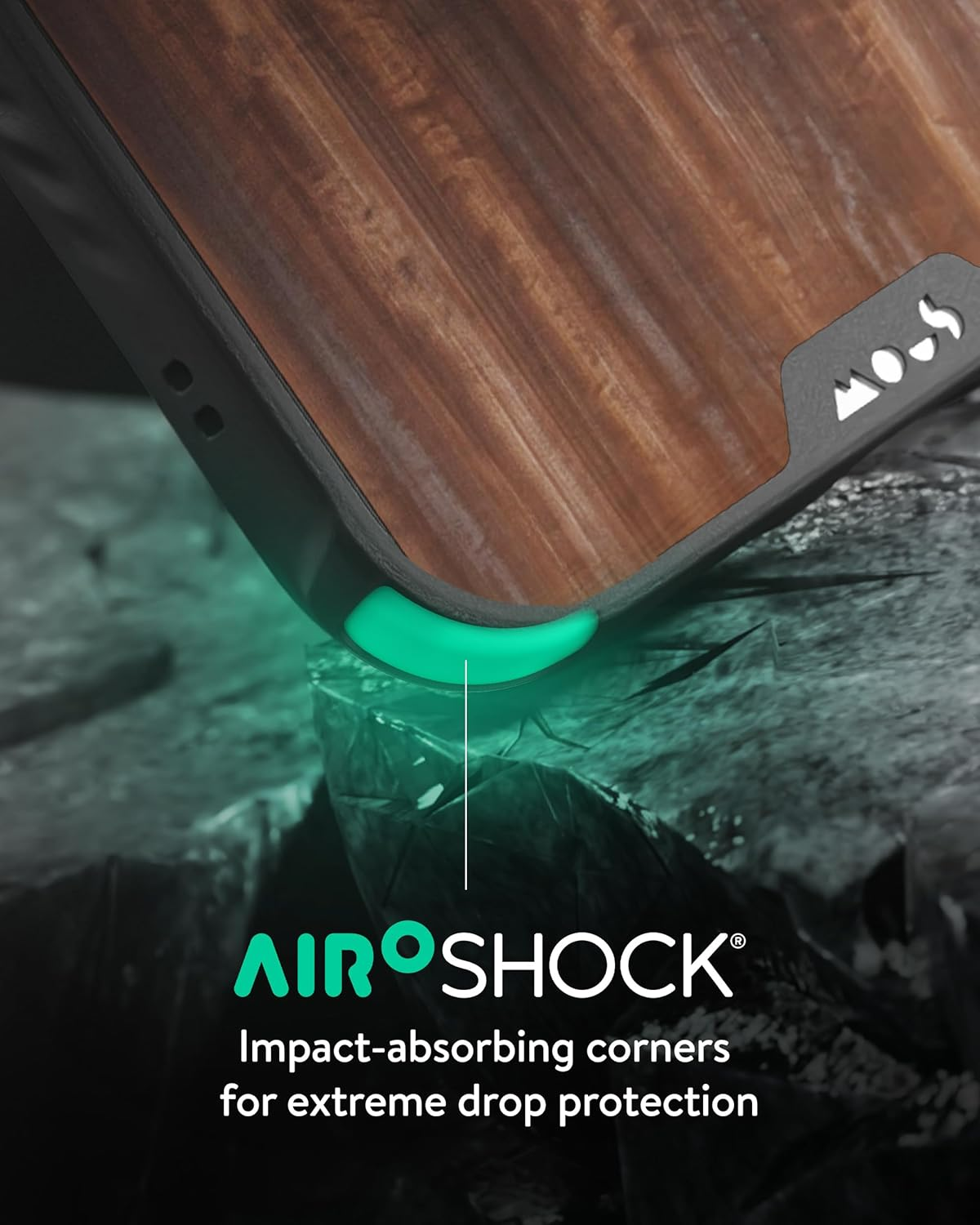 Mous for Google Pixel 10/10 Pro (2025) Case, Compatible with Qi2 Magsafe and Pixelsnap - Limitless - Protective Pixel 10/10 Pro Walnut Case - Shockproof Phone Cover, Brown image number 6