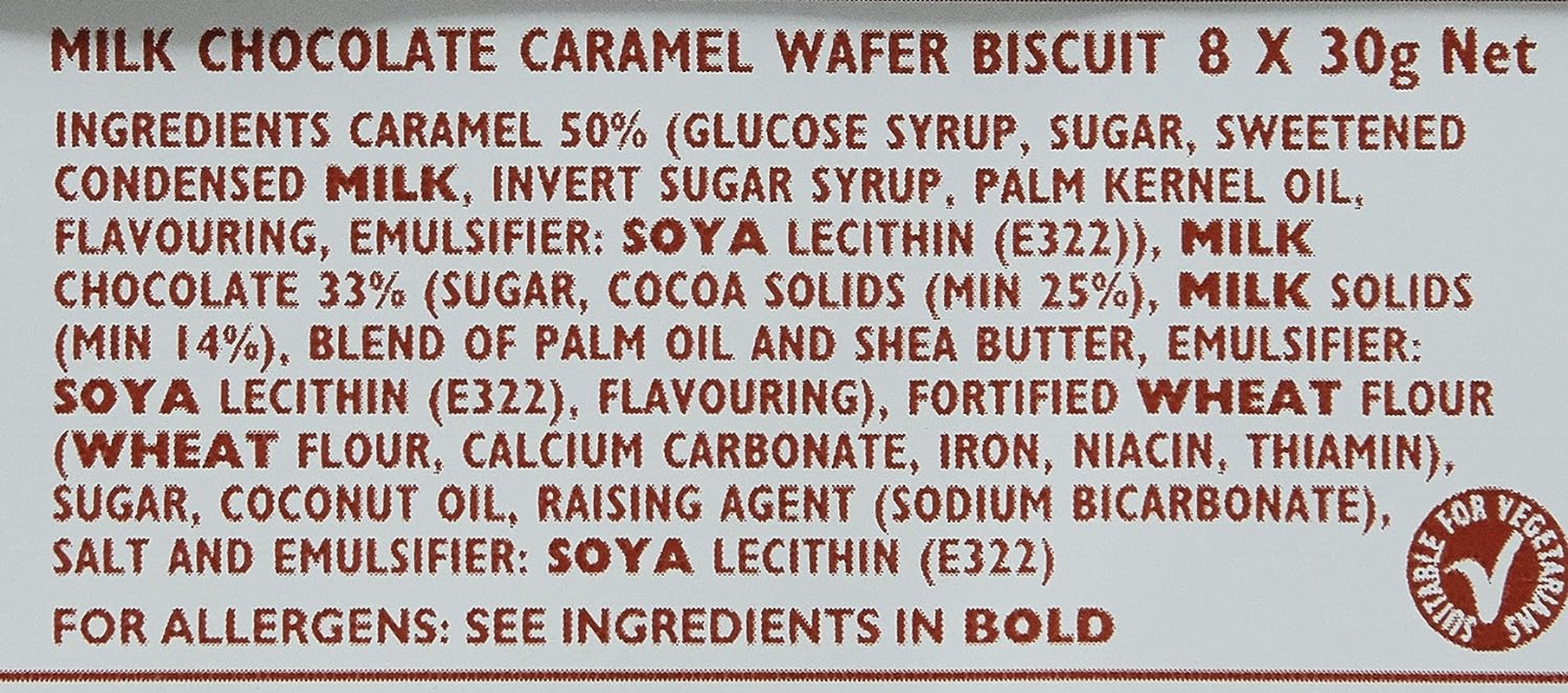 Tunnocks Caramel Wafer 8 Pack, 240 G