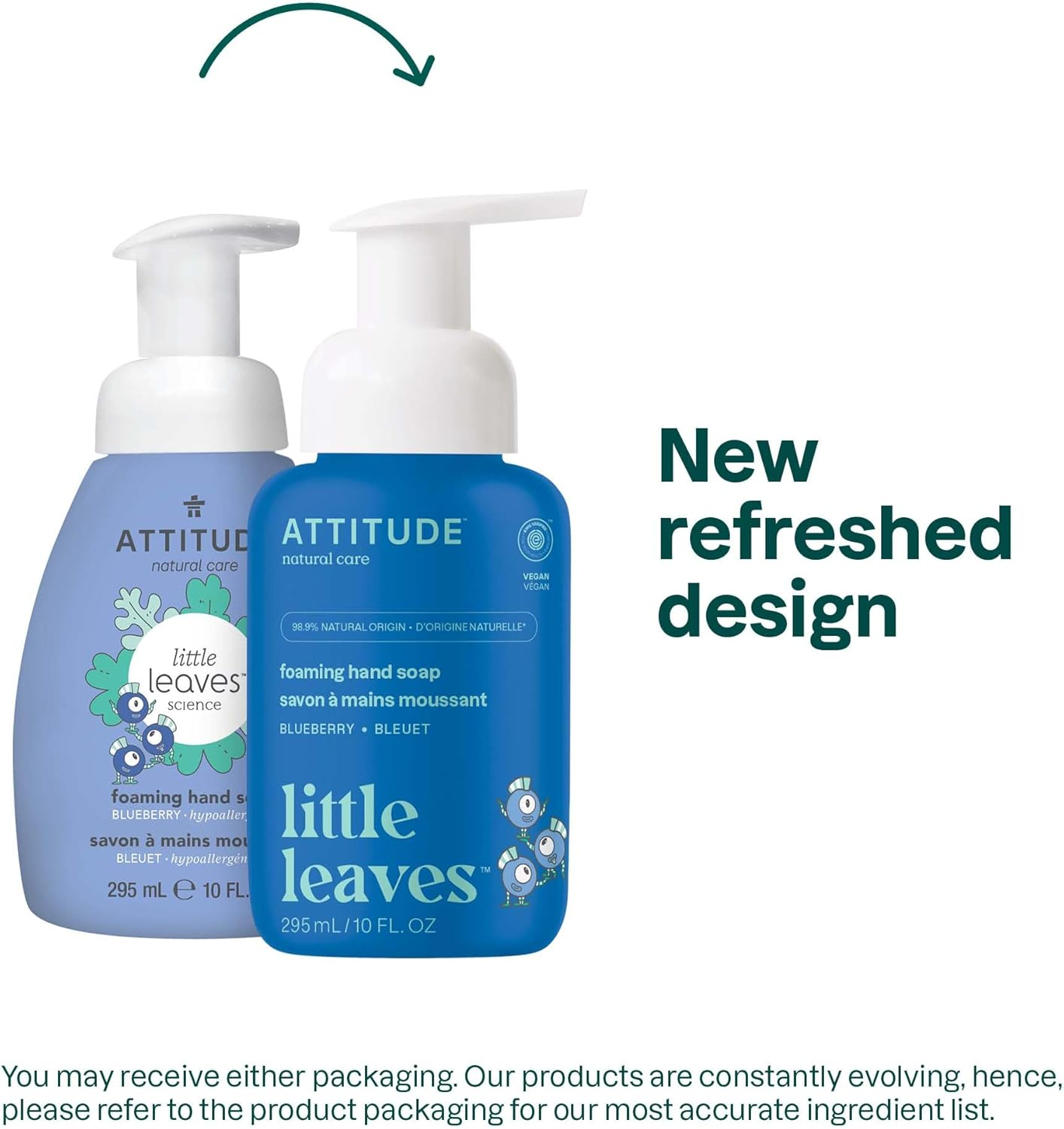 ATTITUDE Natural Foaming Hand Soap for Kids and All Family, Hypoallergenic Biodegradable Vegan and Cruelty-Free, Watermelon and Coco, 295 Ml image number 5