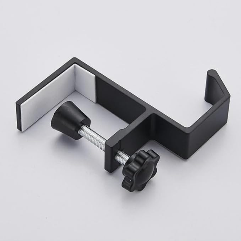 Jindizi Purse Hanger for Desk, 2 Pcs Headphone Holder Clamps, Universal Fit Desk Headphone Hanger, Movable Table Hooks for Hanging Bags Clothes, Hats, Coats image number 4