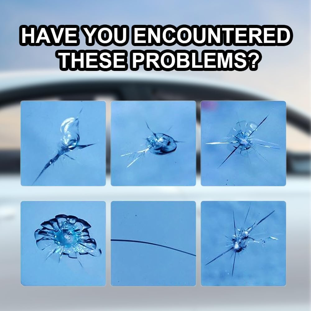 Windshield Crack Repair Fluid Car Window,Nano Glass Repair Fluid, Windshield Repair Kit Automotive Windscreen Tool, Glass Repair Fluid for Fixing Chips and Star Shaped Crack(2 Pack) ﻿ image number 5