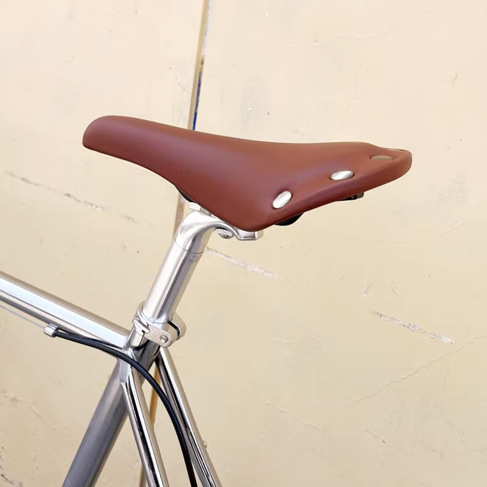 Classic Rivet Fixed Gear Bicycle Seat Cycling Soft Track Bicycle Saddle