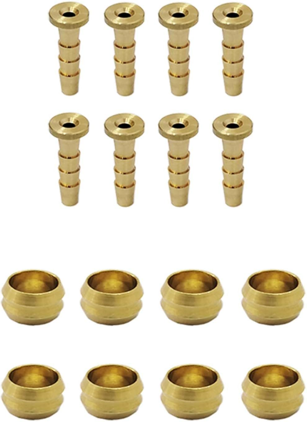 8 Sets Bicycle Olive and Connector Insert Fit for MTB Hydraulic Disk Brake Hose (BH90) image number 3