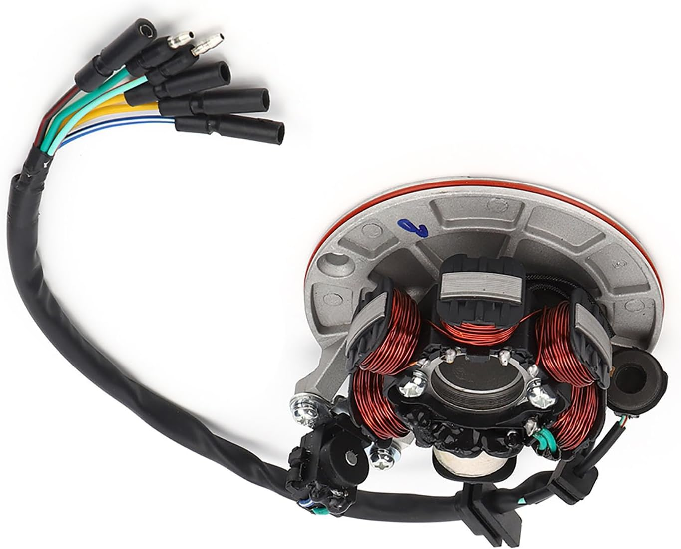 Magneto Stator Plate Copper Copper for Lifan Yx Start Engine Pit Pro Trail Dirt Dirt Dirt Dirt Accessory Standard Motorcycle, Default image number 2