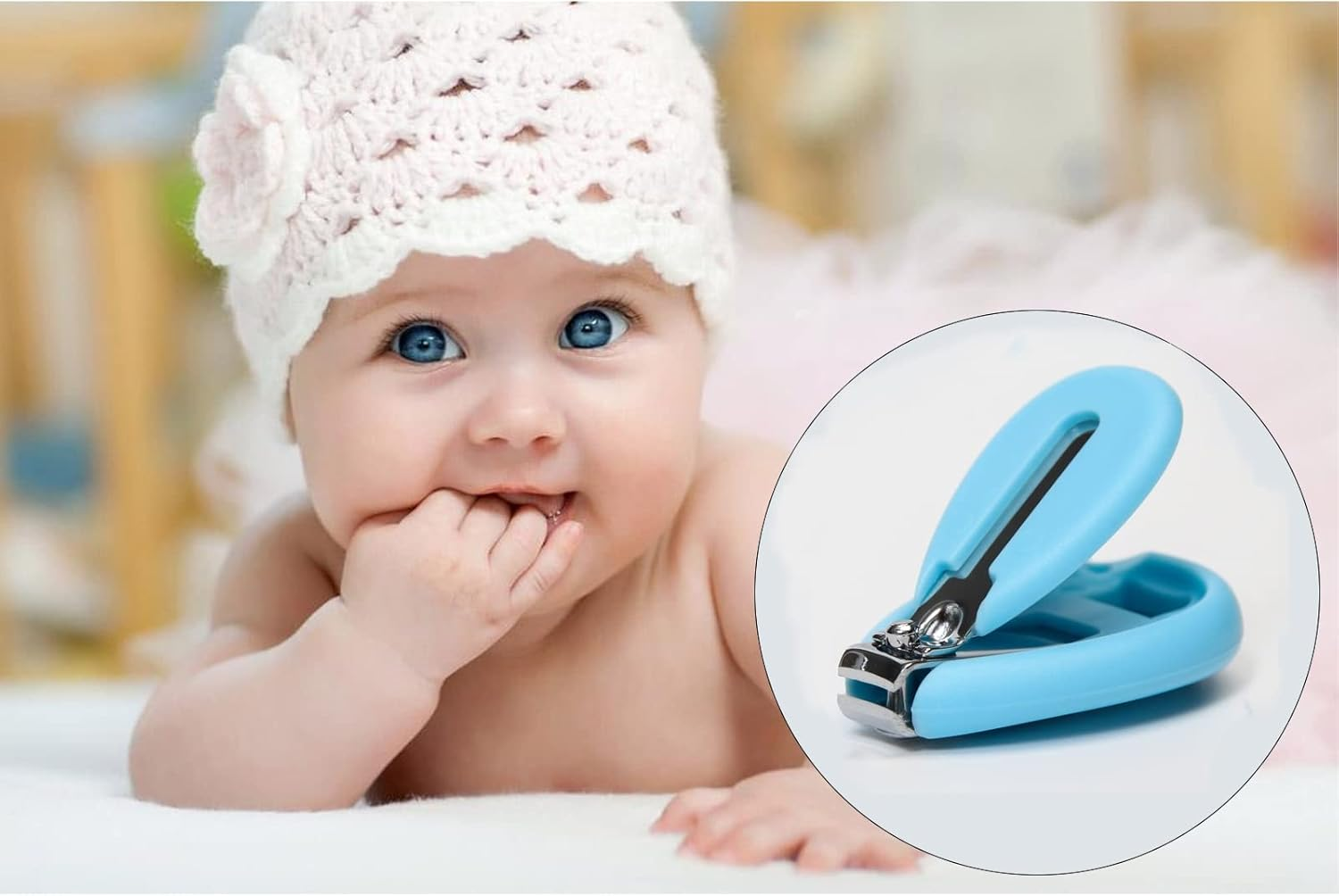 Baby Nail Clippers, Baby Nail Clipper Safety Nail Cutter Mini Nail Trimmer Baby Nail File, Toddler Nail Clipper Child Nail Clippers for Newborns Toddlers image number 1
