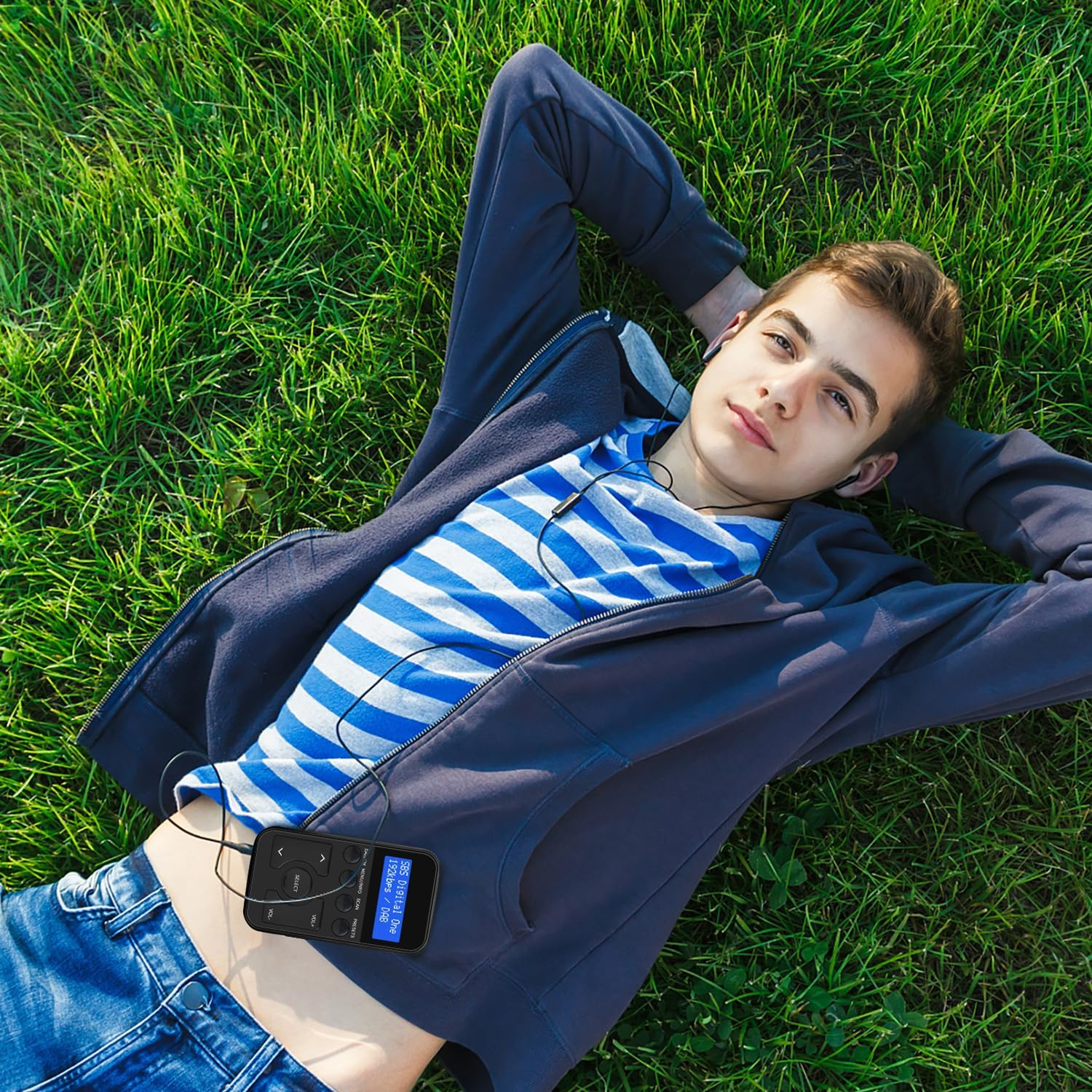 Mangokit Earphones, In-Ear Earphones with Ear Tips- Black