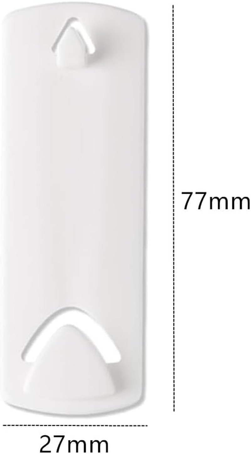 Picture Hangers for Sawtooth and Wire Frame, Wanfoou 10 Sawtooth Picture Hangers/Wire Back Hangers, 12 Large Removable Adhesive Strips, Invisible Adhesive Picture Hanger, No Nails Picture Hooks image number 2