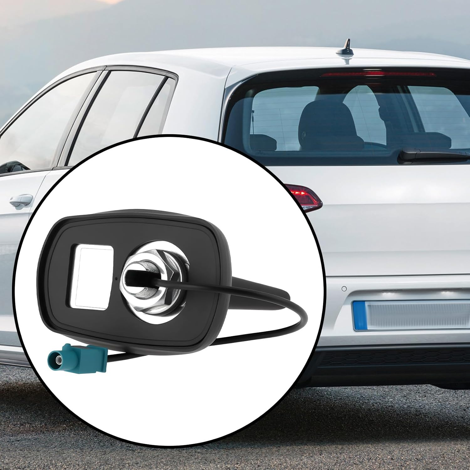 Emagtech Car Roof Antenna 6.3X5.2X8.2Cm Compatible with VW Golf 5 6 Compatible with Passat