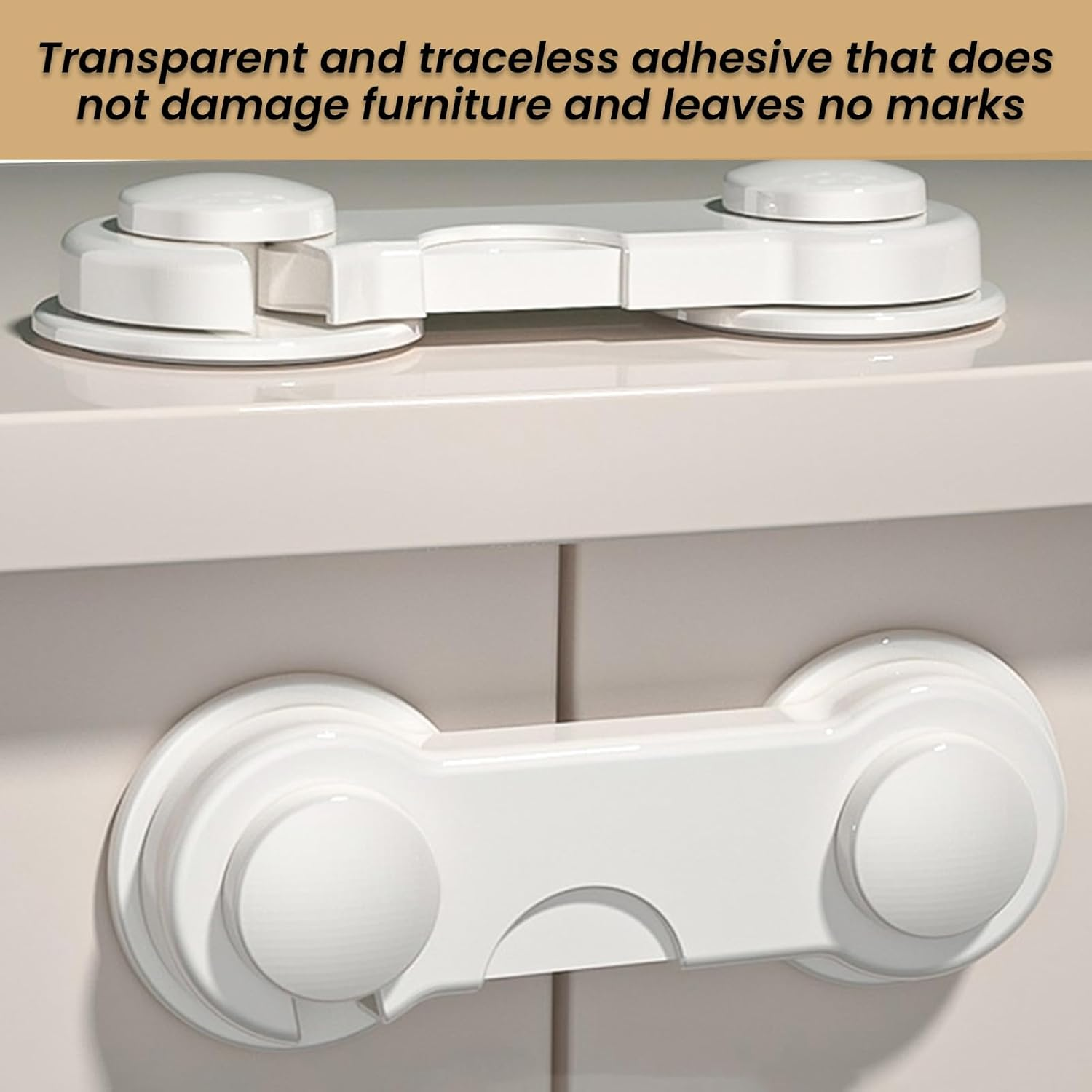 Yizene 10Pcs Child Locks for Kitchen Cupboards,Baby Proof Cupboard Drawer Safety Locks with Strong Removable Adhesive No Tools and Drilling Required,Child Locks for Cabinets Doors,Pantry,Wardrobe