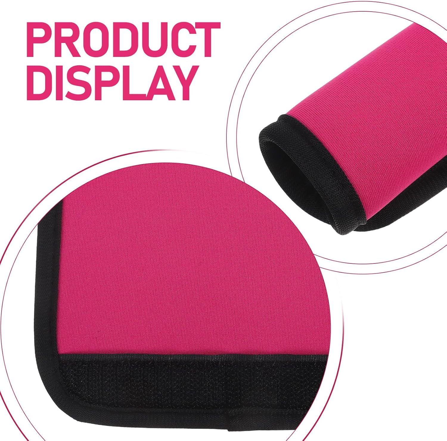 Holibanna Neoprene Luggage Handle Wraps for Suitcase Travel Accessories Lightweight Protective Handle Sleeves with Adhesive Buckle for Handbags and Carry Cases Multifunctional Hand Grip image number 3