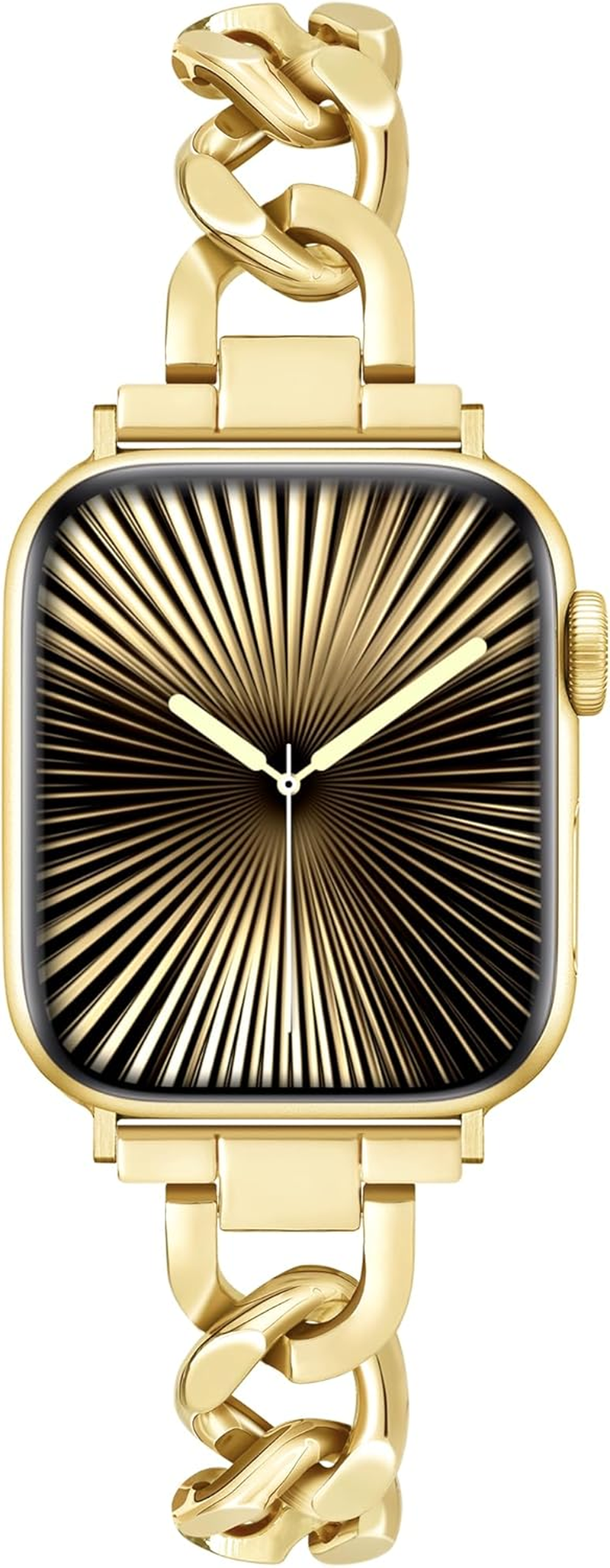 Ocaer Compatible with Apple Watch 46Mm 45Mm 44Mm 42Mm 41Mm 40Mm 38Mm 49Mm, Cowboy Chain Metal Band for Iwatch Series 11 10 9 8 7 6 5 4 Ultra SE 3 2 1,Slim Apple Watch Bracelet Strap for Women Girls image number 3