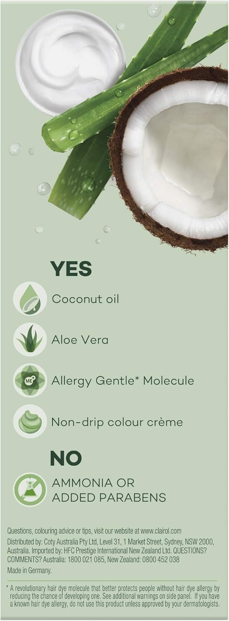 Clairol Natural Instincts Semi-Permanant Hair Colour, 7 Dark Blonde, Ammonia Free, Natural Hair Colour (Pack of 2) image number 2