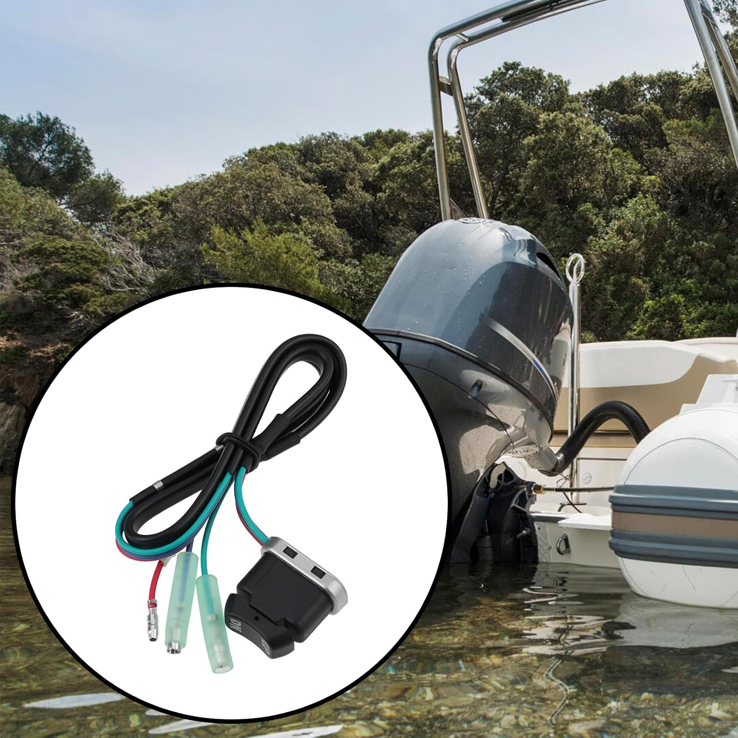 Outboard Remote Control Switch 703-82536-00 703-82563-00 Compatible with Yamaha C2001 115TJRZ image number 1
