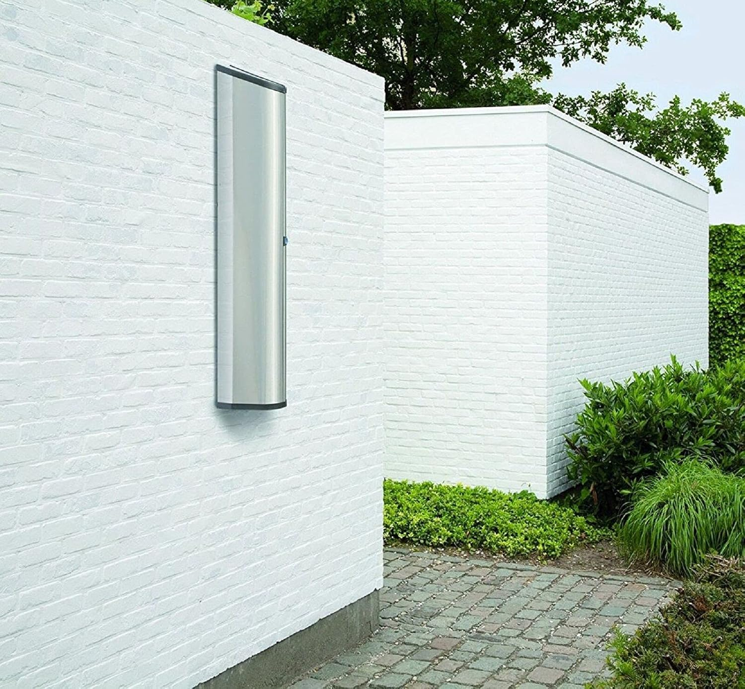 Brabantia 475924 Wall Fix and Storage Box (09027 plus 09024) Clotheslines,Matt Steel