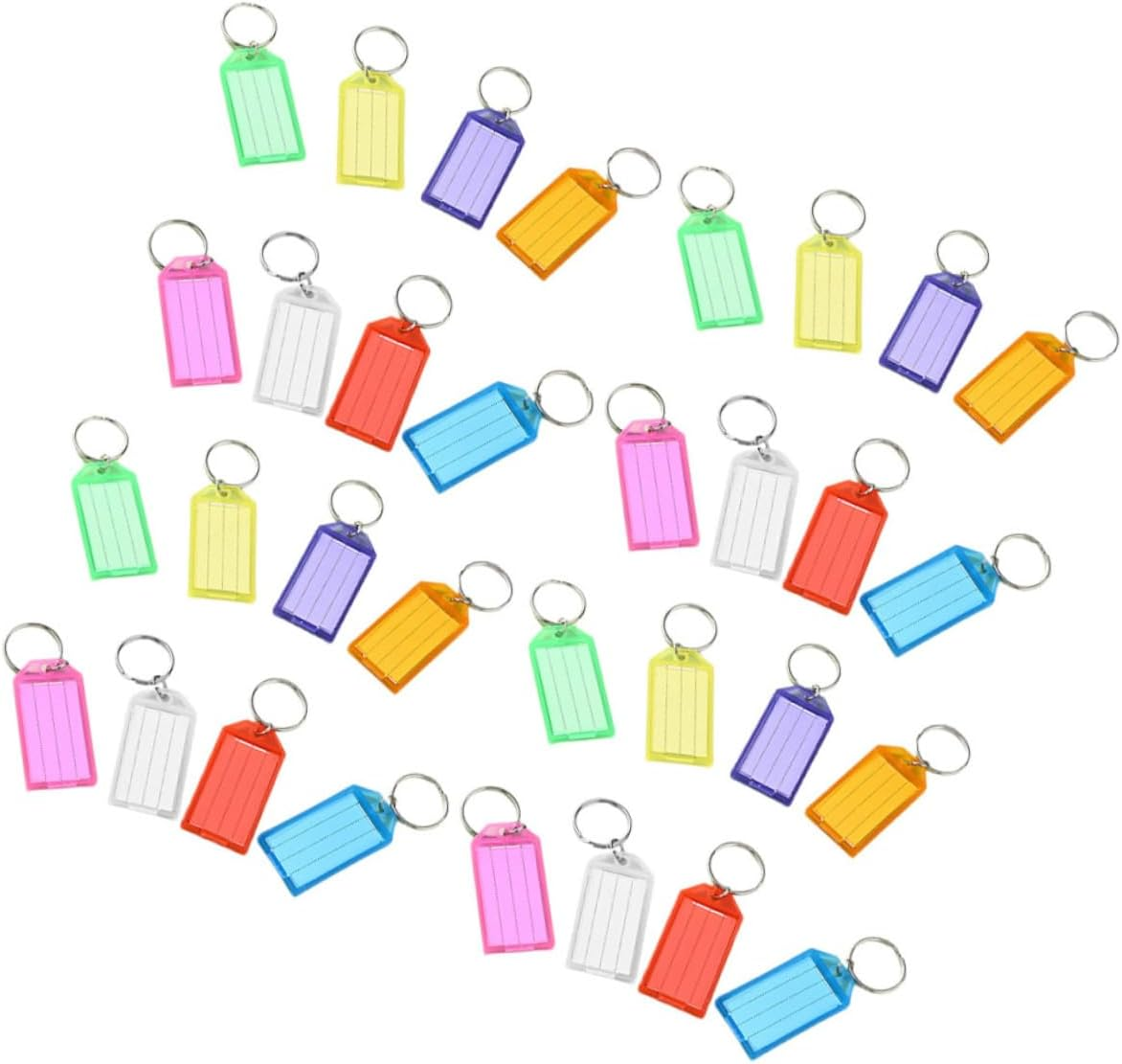 WATIIFUFU 50Pcs Travel Suitcase Tags Luggage Id Labels Funny Design Luggage Tags