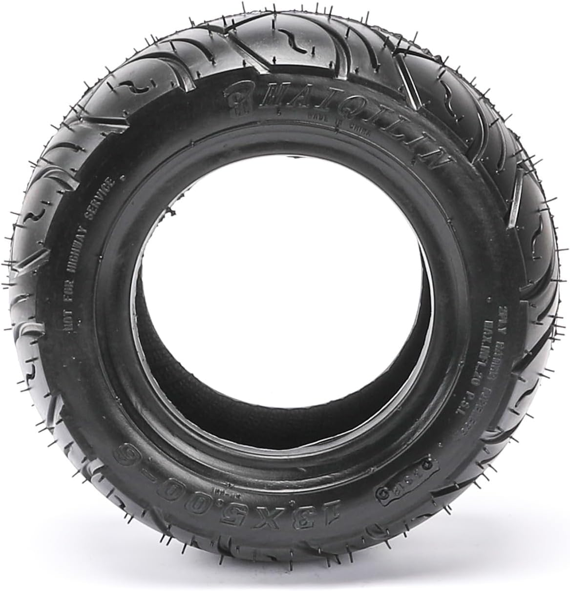 YC Yier 4Pcs 13X5.00-6 Tire Tubeless 13X5-6 Tire for Lawn Mower ATV Quad Buggy Go Kart Scooter Snowblowers Utility Vehicles Garden Tractors Razor Dirt Quad Bike (4 Pack)