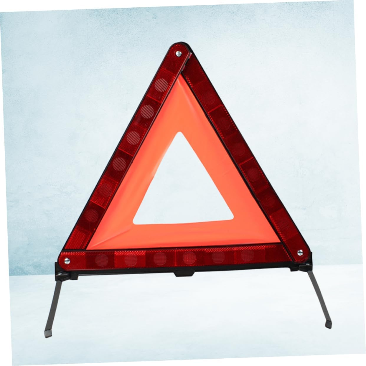SOLUSTRE Warning Triangle Road Safety Warning Sign for Roadside Reflective Triangles for Car Safety Emergency Road image number 1