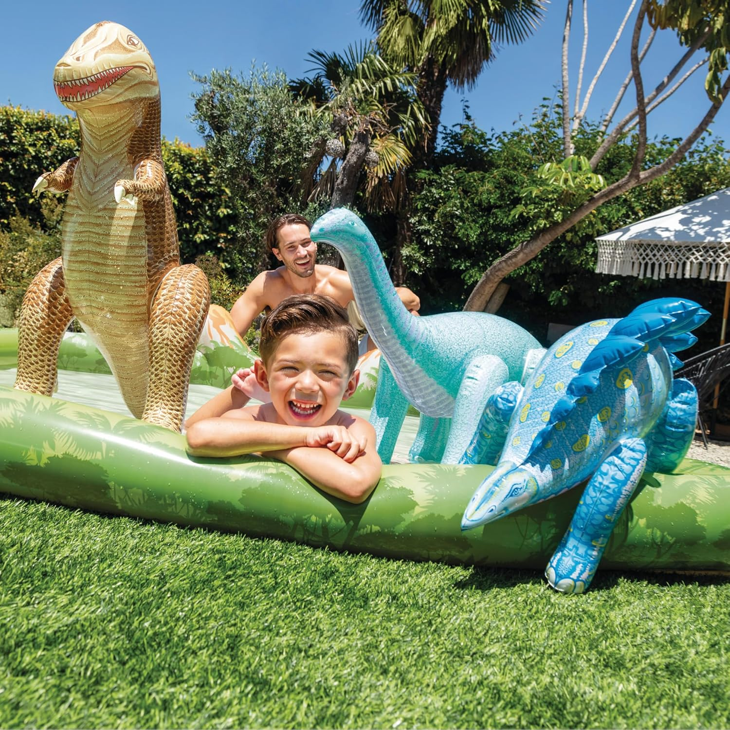 Intex Jurassic Adventure Play Center, Inflated Size: 2.01M X 2.01M X 36Cm (56132NP) image number 1