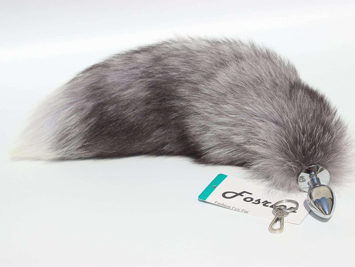 Multi-Function Real Fox Tail Fur Anal Plug Sexy Adult Toy Fashion Butt Stainless Steel Cosplay