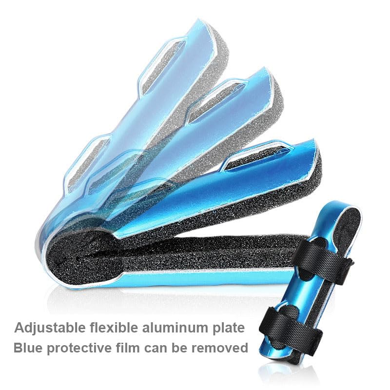 3-Size Metal Finger Splints, Aluminum Finger Support Brace for Trigger Finger Broken Finger, Mallet Finger Splint Straightening for Arthritis image number 3