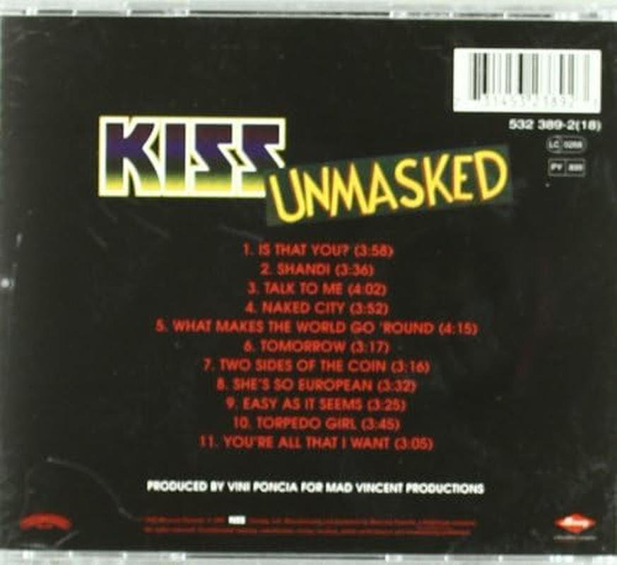 Kiss'S Unmasked