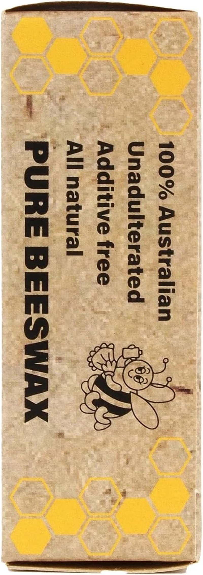 Gilly&rsquo;S Pure Australian Beeswax Block 50G - 100% Food-Safe Wax for Candles, Soap Making, Crafts | Beeswax Wraps & Furniture Care | Rich Honey Aroma, No Petrochemicals