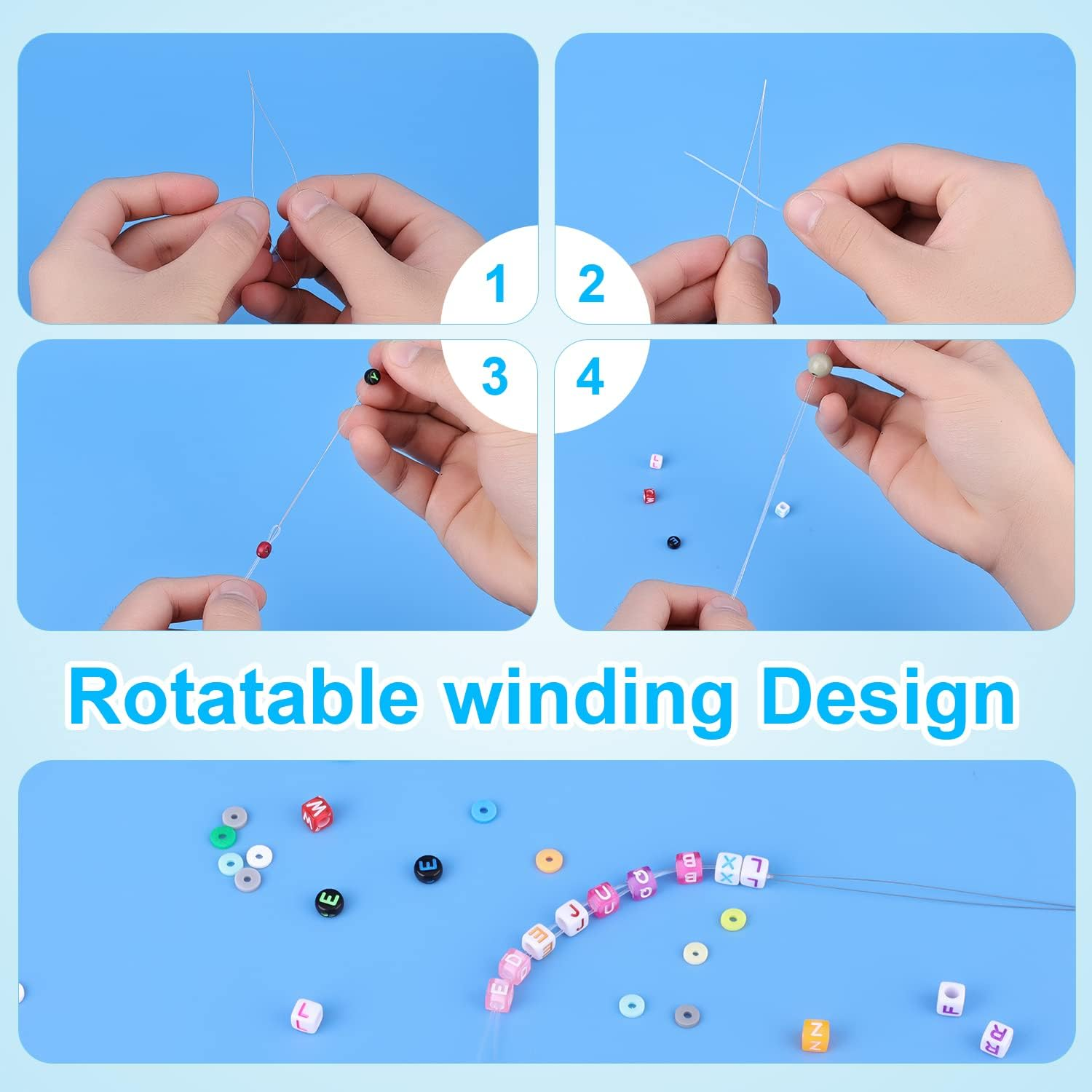 SAVITA 37Pcs Beading Needles,Beading Needles Set for Jewelry Making, Stainless Steel Beading Needles Tools Lightweight for Bracelets Necklaces Rings Making for Sewing DIY Crafts image number 1