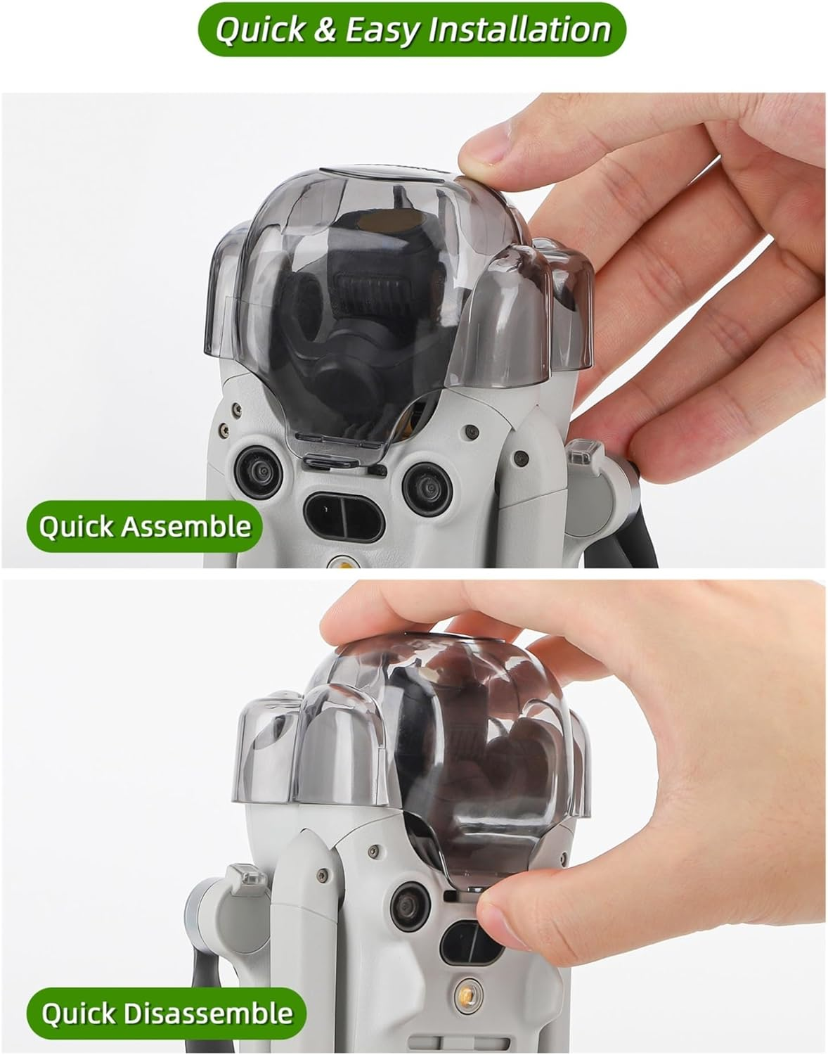 Gimbal Lens Cover Cap for Mini 4 Pro Lens Protective Cover Quick Disassembly Case Protective Shell Drone Accessories image number 3